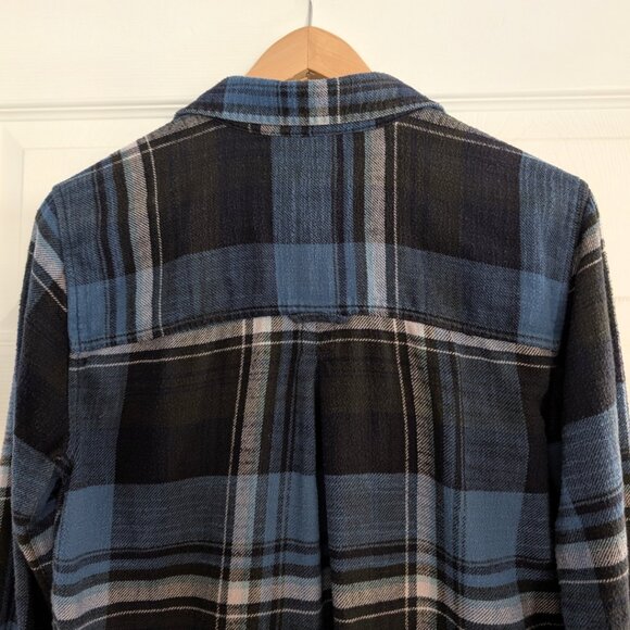 American Eagle Ahh-mazingly soft plaid shirt blue size small - Picture 4 of 16